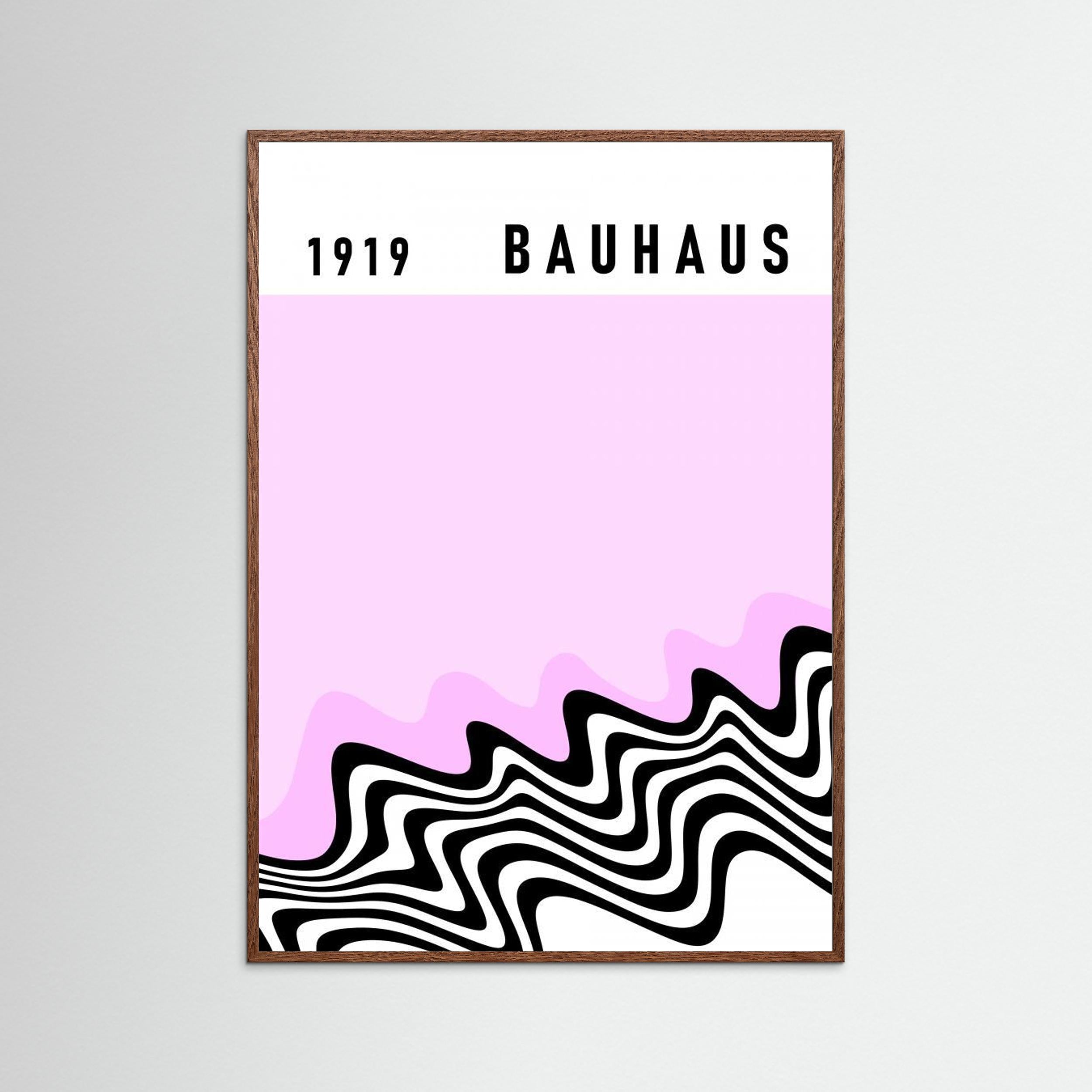 Bauhaus Pink by Sannel Larson - Fine Art Paper Print - dreamtprint.art - 14 x 21 cm / 5 x 8″ (A5)